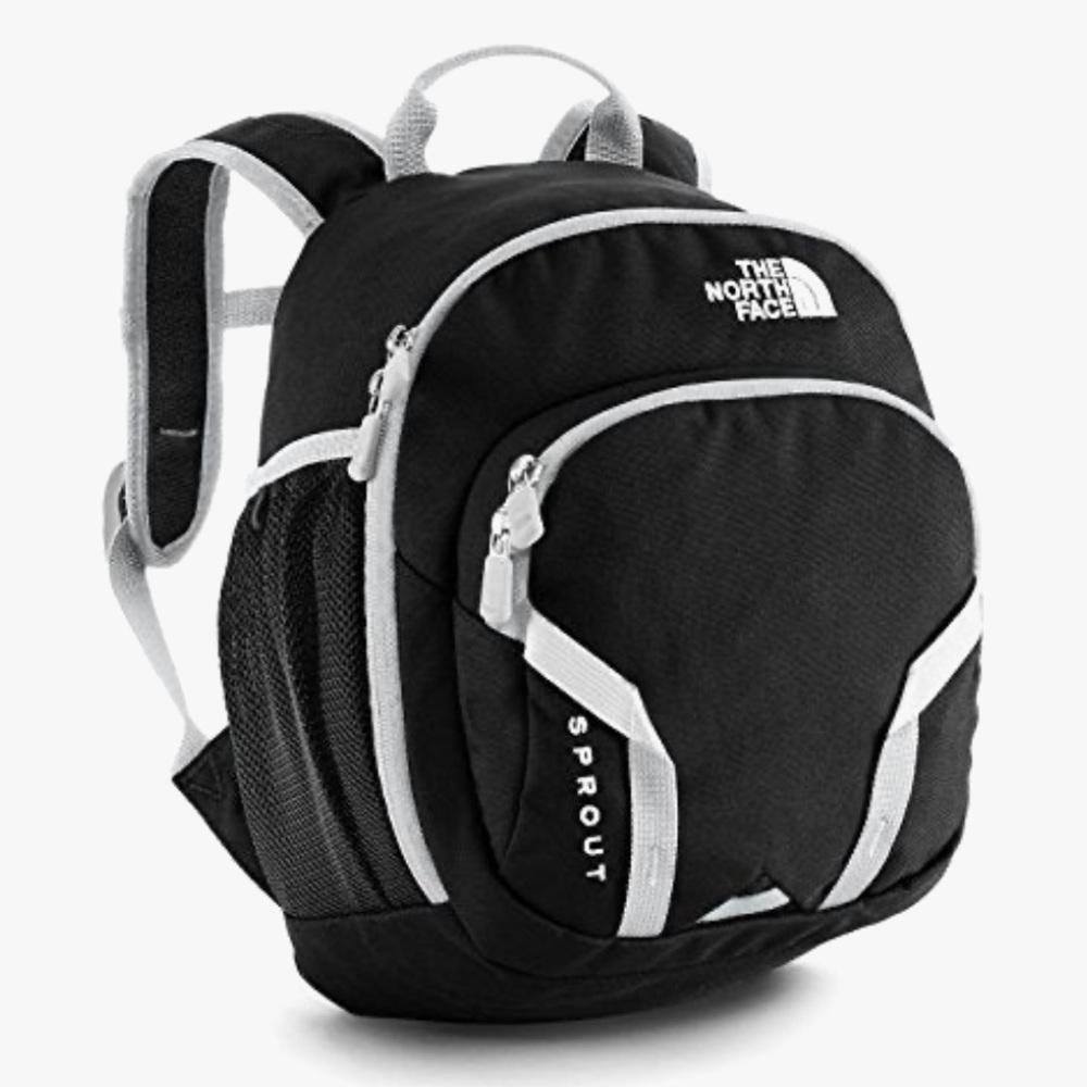 The North Face Black and White Kids Backpack